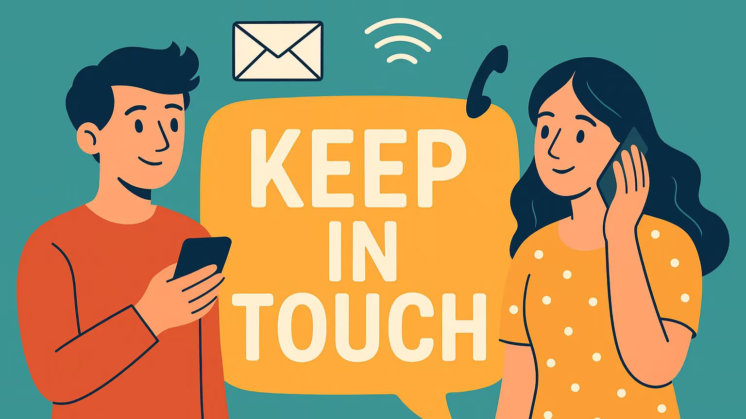 Keep in Touch：別れ際の魔法のフレーズ